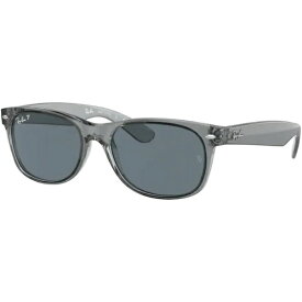 レイバン｜RayBan NEW WAYFARER RB2132F 64503R 55mm トランスペアレントグレー/ダークブルーポラライズド