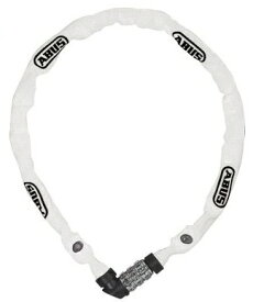 アブス｜ABUS ダイヤル式チェーンロック アバス 1200/110(全長：1100mm×厚さ：4mm/ホワイト) 85-3603105010