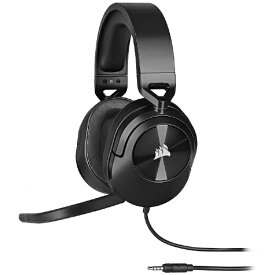 CORSAIR｜コルセア ゲーミングヘッドセット HS55 Stereo Carbon ブラック CA-9011260-AP [φ3.5mmミニプラグ /両耳 /ヘッドバンドタイプ]