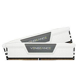CORSAIR｜コルセア 増設メモリ VENGEANCE DDR5 ホワイト CMK32GX5M2B5200C40W [DIMM DDR5 /16GB /2枚]
