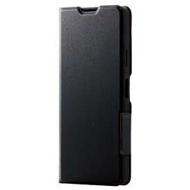 ELECOM｜エレコム Xperia 10 IV（SO-52C/SOG07）/レザーケース/手帳型/UltraSlim/薄型/磁石付き ブラック PM-X222PLFUBK