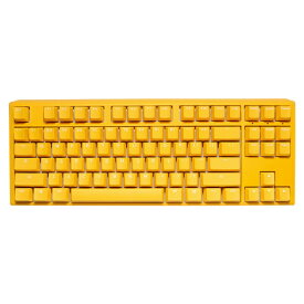 DUCKY｜ダッキー ゲーミングキーボード One 3 RGB TKL(シルバー軸・英語配列) Yellow Ducky dk-one3-yellowducky-rgb-tkl-silver [有線 /USB]