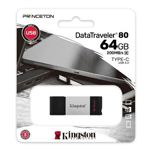 KingstonbLOXg USB DataTraveler 80(Chrome/Mac/Windows) KF-U2M64-7I [64GB /USB TypeC /USB3.2 /Lbv]