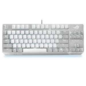 ASUS�b�G�C�X�[�X �Q�[�~���O�L�[�{�[�h ROG Strix Scope NX TKL Moonlight White�uX806�v �z���C�g/�O���[ ROG/STRIX/SCOPENX/ML/NXRD/JP [�L�� /���{��z�� /���J�j�J��]