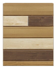 関家具｜SEKI FURNITURE チェスト クラウド2（約幅80×奥行42×高さ103.3cm/5段/オーク）