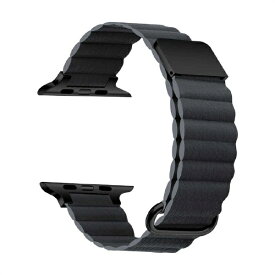 アイキューラボ｜iQ Labo Apple Watch 41/40/38mm用 レザーマグネットベルド ダークグレー IQ-AW003B41-DGY