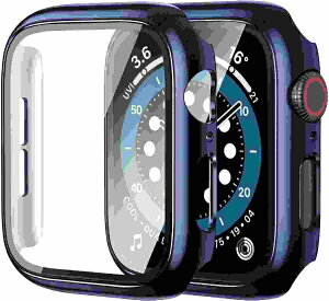�A�C�L���[���{�biQ Labo Apple Watch 41mm�p �t���K���X�t���@PC�J�o�[�@ AW-GLPCM41-BL ���^���b�N�@�u���[ AW-GLPCM41-BL
