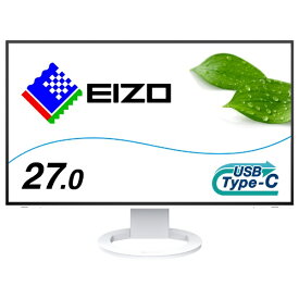 EIZO｜エイゾー USB-C接続 PCモニター FlexScan ホワイト EV2781-WT [27型 /WQHD(2560×1440） /ワイド]