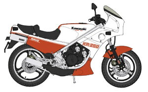 長谷川製作所|Hasegawa 1/12 カワサキ KR250 (KR250A) “ホワイト/レッドカラー” 【代金引換配送不可】