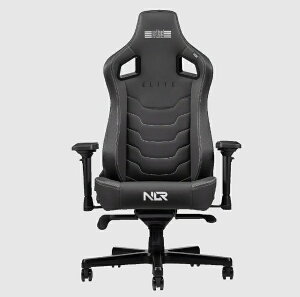 Next Level Racing�b�l�N�X�g���x�����[�V���O �Q�[�~���O�`�F�A [W720xD750xH1300mm] ELITE Leather �u���b�N NLR-G004