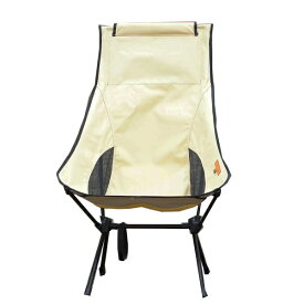 S’more｜スモア Alumi High-back Chair アルミ ハイバック チェア(約56×65×85cm/ベージュ) SMOFT002HBCaFbeg