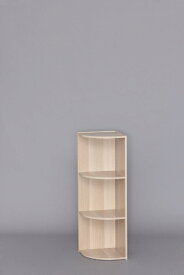 アイリスオーヤマ｜IRIS OHYAMA カラーボックス 3段 コーナータイプ（ナチュラル/約幅29×奥行29×高さ87.9cm）