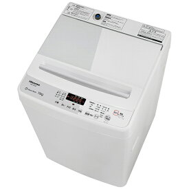 ハイセンス｜Hisense 全自動洗濯機 ホワイト HW-G75C [洗濯7.5kg /簡易乾燥(送風機能) /上開き]