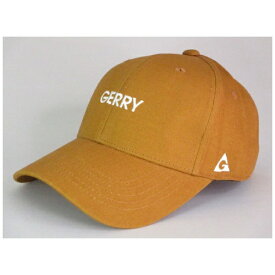 GERRY｜ジェリー 男女兼用キャップ 刺繍 6方CAP(フリーサイズ：57.5cm/キャメル) 12GER-146