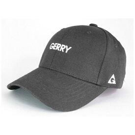 GERRY｜ジェリー 男女兼用キャップ 刺繍 6方CAP(フリーサイズ：57.5cm/チャコール) 12GER-146