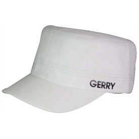 GERRY｜ジェリー 男女兼用キャップ 3 Dシリコンワーク(フリーサイズ：58cm/ホワイト) 12GER-155