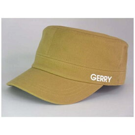 GERRY｜ジェリー 男女兼用キャップ 3 Dシリコンワーク(フリーサイズ：58cm/キャメル) 12GER-155