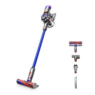 Dyson｜ダイソン Dyson V8 Slim Fluffy Extra ニッケル/アイアン/ブルー SV10KEXTBU [サイクロン式 /コー…