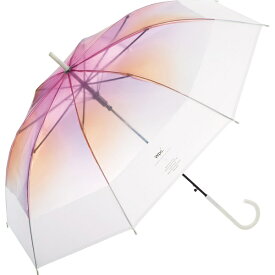ワールドパーティー｜WPC. 雨傘 ビニール傘 切り継ぎグラデーション(ピンク) PT-036