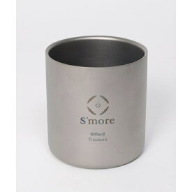 【エントリーで最大2万ポイント当たる｜8/23まで】 S’more｜スモア Titanium Double Cup 600 二重構造 チタンカップ(600mL) SMOrsUT001DCa600slv