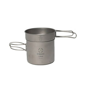 S’more｜スモア Titanium Cook Set チタンクッカー2点セット(M) SMOrsUT001CSaMslv