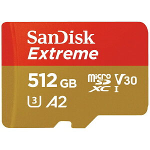 y܂Ƃߔōő10OFFN[|(9/30܂Łjz SanDiskbTfBXN SanDisk Extreme microSDXC UHS-IJ[h 512GB SDSQXAV-512G-JN3MD SDSQXAV-512G-JN3MD [Class10 /512GB]