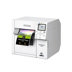 【エントリーで最大全額ポイント還元｜7/18迄】 EPSON｜エプソン 〔カラーラベルプリンタ〕インクジェット 4インチ幅ロールモデル(フォトブラック) ColorWorks CW-C4020G