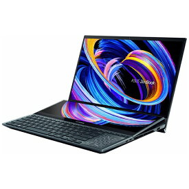 ASUS｜エイスース ノートパソコン ZenBook Pro Duo 15 OLED セレスティアルブルー UX582ZW-H2004X [15.6型 /Windows11 Pro /intel Core i9 /メモリ：32GB /SSD：1TB /2022年7月モデル]