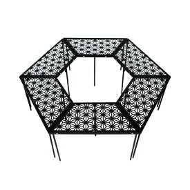 【エントリーで最大2万ポイント当たる｜2/25まで】 S’more｜スモア 和柄アウトドアテーブル 6枚セット(450mm×195mm×15mm) SMOKUMITATETEBURUA6B