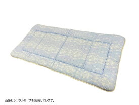 イケヒコ｜IKEHIKO 丸ごと洗える敷ふとんアムール（約100×210cm/ブルー）