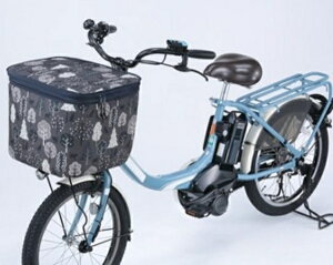 カワスミ|Kawasumi 2段式 前カゴカバー(キャットナイト) NET-101D