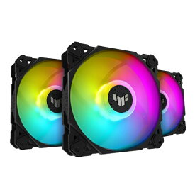 ASUS｜エイスース ケースファンx3 [120mm /1900RPM]＋コントローラー TUF Gaming TF120 ARGB Fan - Triple Fan Kit with ARGB Controller