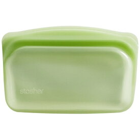 stasher｜スタッシャー スタッシャーシリコーンバッグ EZスナック グリーン STMK34EZ [電子レンジ対応/食洗器対応]