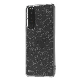 レイアウト｜rayout Xperia 5 III ディズニー/TPUソフト キラキラ ミッキー RT-RDXP5M3A/MKM