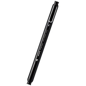 ELECOM｜エレコム タッチペン スタイラスペン 2WAY ( ディスク + 超感度 ) ペン先交換可 キャップ付 高密度ファイバーチップ採用 【iPad iPhone Android 各種 スマホ タブレット 他対応 】 ブラック ブラック P-TP2WY02CBK