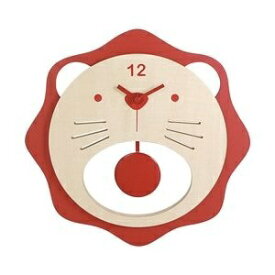 イシグロ｜ISHIGURO 木製振リ子時計　ライオン 31222