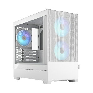FRACTAL DESIGNbtN^fUC PCP[X [Micro ATX /Mini-ITX] Pop Mini Air RGB White TG Clear Tint zCg FD-C-POR1M-01