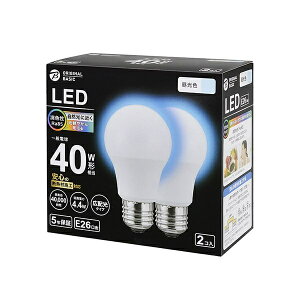 y܂Ƃߔōő10OFFN[|(11/30܂Łjz ORIGINAL BASICbIWix[VbN LEDd LDA4D-G/SK40XOS-2P [E26 /ʓd` /40W /F /2 /Lz^Cv]