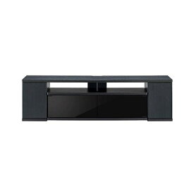 朝日木材｜ASAHI WOOD PROCESSING 〜65V型対応テレビ台 AS-SBS1500-BK ブラック木目 AS-SBS1500-BK