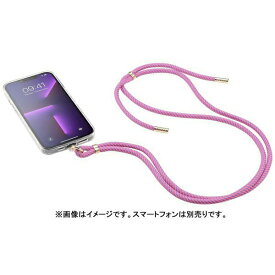 セルラーライン｜cellular line スマホ iPhone用 ネックストラップ ピンク UNIVERSALLACE2P