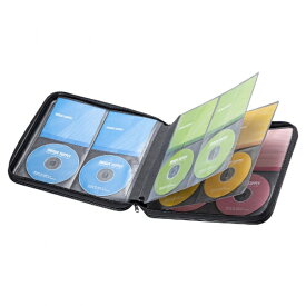 サンワサプライ｜SANWA SUPPLY Blu-ray/DVD/CD対応 CDジャケット収納対応セミハードケース 160枚収納 ブラック FCD-WLBD160BBK