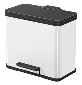 Hailo｜ハイロ ペダルビン エコデュオ 26 ホワイト 60104 [26L /2分別]