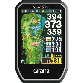 ショットナビ｜ShotNavi ハンディタイプ GPSゴルフナビ ショットナビ グランツ Shot Navi Granz(43.8×67.5×14mm/ブラック) GRANZ BK【返品交換不可】