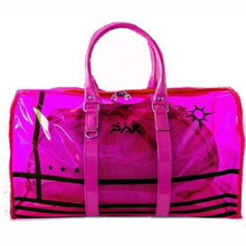 LYNX｜リンクス PAX パクス クリアボストンバッグ(横幅50×高さ29×マチ22cm/PINK) PAXBB-01