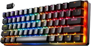 yGg[ōőSz|CgҌb9/11z SteelSeriesbXeB[V[Y Q[~OL[{[h(sbhgK[Ή) Apex Pro Mini Wireless(pz USz) 64842J [LECX /Blueto