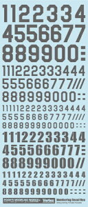 ガイアノーツ|Gaianotes ナンバリングデカールネオ グレー VERTEX