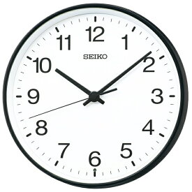 SEIKO｜セイコー 掛け時計 黒 KX268K [電波自動受信機能有]