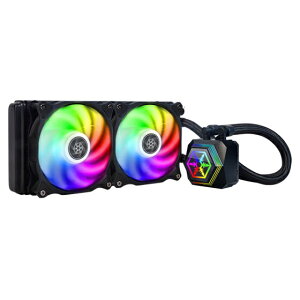 SilverStonebVo[Xg[ CPUN[[ 120mmt@x2 [LGA115X/1200/1700/1851/2011/2066EAM4/AM5] PF240-ARGB SST-PF240-ARGB-V2