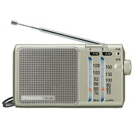 Panasonic｜パナソニック ホームラジオ シルバー RF-U156-S [ワイドFM対応 /AM/FM]