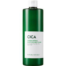 【エントリーで最大全額ポイント還元｜7/18迄】 ネイチャーリパブリック｜NATURE REPUBLIC グリーンダーマ CICAビッグトナー（化粧水）500mL